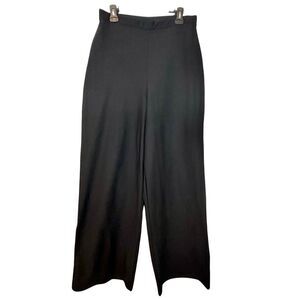 Missguided High Rise Wide Leg Stretch Pull On Pants Black Size 10